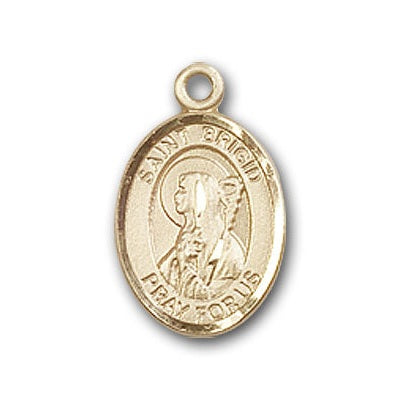 Gold-Filled St. Brigid of Ireland Pendant