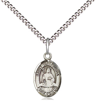Pewter Saint Walburga Medal Religious and Catholic Jewelry Engraved Catholic Saint Jewelry