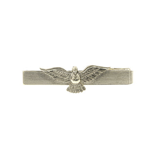 Silver-Tone Dove Tie Bar Clip