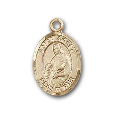 Gold-Filled St. Agnes of Rome Pendant