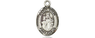 Pewter Maria Stein Medal Engraved Catholic Saint Jewelry