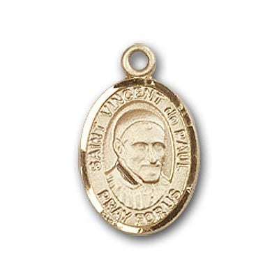 Gold-Filled St. Vincent de Paul Pendant