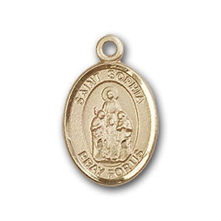 Gold-Filled Saint Sophia Pendant