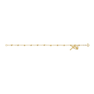  Gold Over Sterling Silver BraceletJ