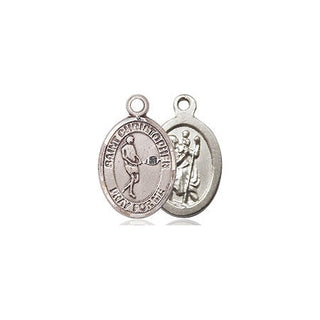 Pewter Saint Christopher Tennis Medal