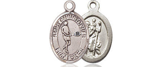 Sterling Silver Saint Christopher Tennis Medal Religious and Catholic Jewelry