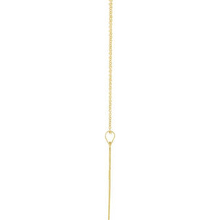 14K Yellow 39x25 mm Cross 18" Necklace