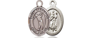 Pewter Saint Sebastian Golf Medal