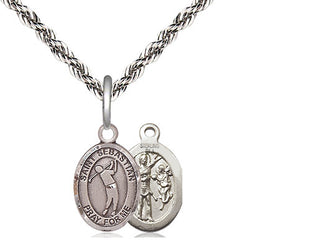 Sterling Silver Saint Sebastian Golf Medal Religious and Catholic Jewelry