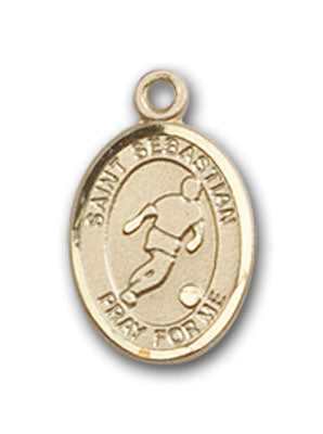 Gold-Filled St. Sebastian Pendant