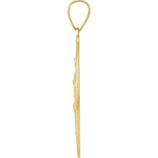 18K Yellow 25 mm St. Christopher Medal