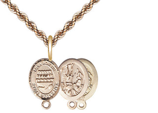 14kt Gold Saint Sebastian Swimming Medal