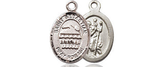 Pewter Saint Sebastian Swimming Medal