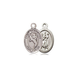 Pewter Saint Sebastian Martial Arts Medal