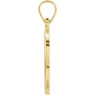 14K Yellow 20x7 mm Ichthus (Fish) Pendant 