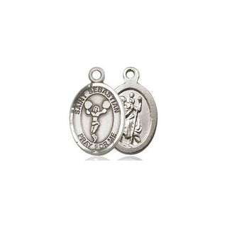 Pewter Saint Sebastian Cheerleading Medal
