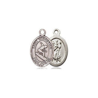 Pewter Saint Sebastian Surfing Medal
