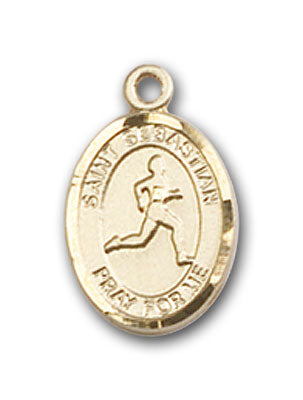 Gold-Filled St. Sebastian Pendant