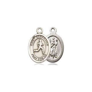 Pewter Saint Sebastian Track and Field Medal