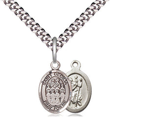 Pewter Saint Cecilia Choir Medal Religious and Catholic Jewelry
