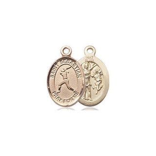 14kt Gold Saint Sebastian Softball Medal