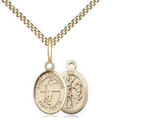 Gold-Filled St. Sebastian Volleyball Pendant