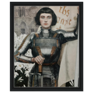 St. Joan of Arc by Albert Lynch Framed Canvas - view 9