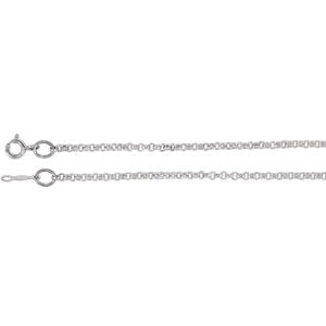 24-inch Rolo Chain with Spring Ring - Sterling Silver