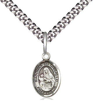 Pewter Saint Madonna Del Ghisallo Medal Religious and Catholic Jewelry Engraved Catholic Saint Jewelry