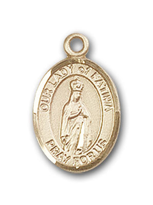 Gold-Filled Our Lady of Fatima Pendant
