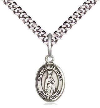 Pewter Our Lady of Fatima Medal Religious and Catholic Jewelry Engraved Catholic Saint Jewelry