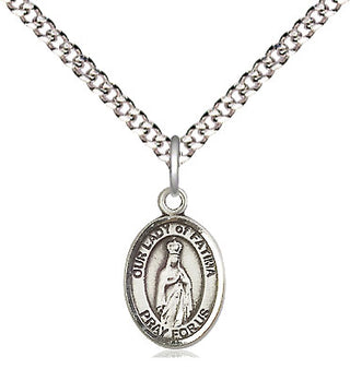 Pewter Our Lady of Fatima Medal Religious and Catholic Jewelry Engraved Catholic Saint Jewelry