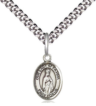 Pewter Our Lady of Fatima Medal Religious and Catholic Jewelry Engraved Catholic Saint Jewelry
