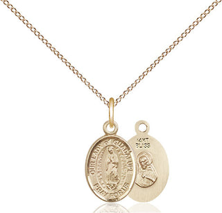 14kt Gold Our Lady of Guadalupe Medal