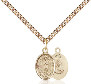 14kt Gold Our Lady of Guadalupe Medal