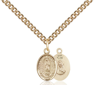 14kt Gold Our Lady of Guadalupe Medal