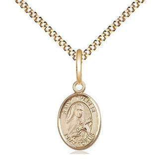 Gold-Filled St. Therese of Lisieux Pendant