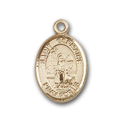 Gold-Filled St. Germaine Cousin Pendant