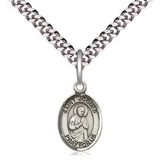 Pewter Saint Isaac Jogues Medal Religious and Catholic Jewelry Engraved Catholic Saint Jewelry