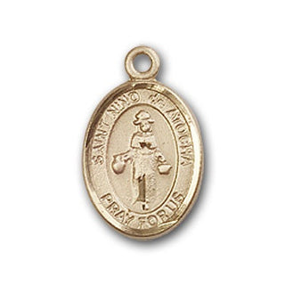 14K Gold Saint Nino de Atocha Pendant