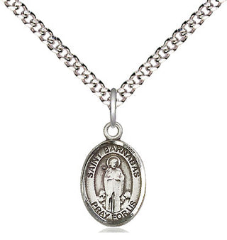 Pewter Saint Barnabas Medal Religious and Catholic Jewelry Engraved Catholic Saint Jewelry