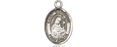 Pewter St. Gertrude of Nivelles Medal | Small | Engravable