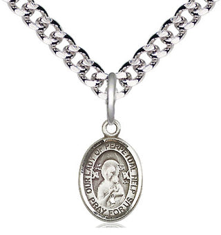 Pewter Our Lady of Perpetual Help Medal | Small | Engravable