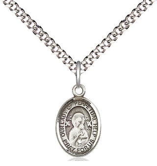 Pewter Our Lady of Perpetual Help Medal | Small | Engravable