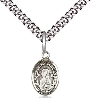 Pewter Our Lady of Perpetual Help Medal | Small | Engravable