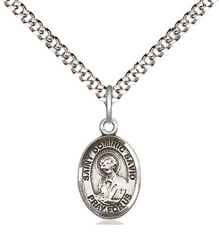 Pewter Saint Dominic Savio Medal Religious and Catholic Jewelry Engraved Catholic Saint Jewelry