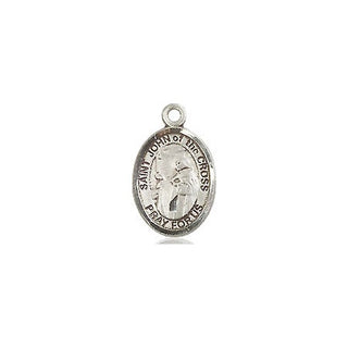Pewter Saint John of the Cross Medal Engraved Catholic Saint Jewelry