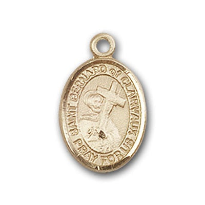 Gold-Filled St. Bernard of Clairvaux Pendant