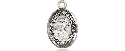 Pewter St. Bernard of Clairvaux Medal | Small | Engravable