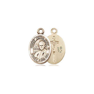 14kt Gold Saint John Paul II Medal